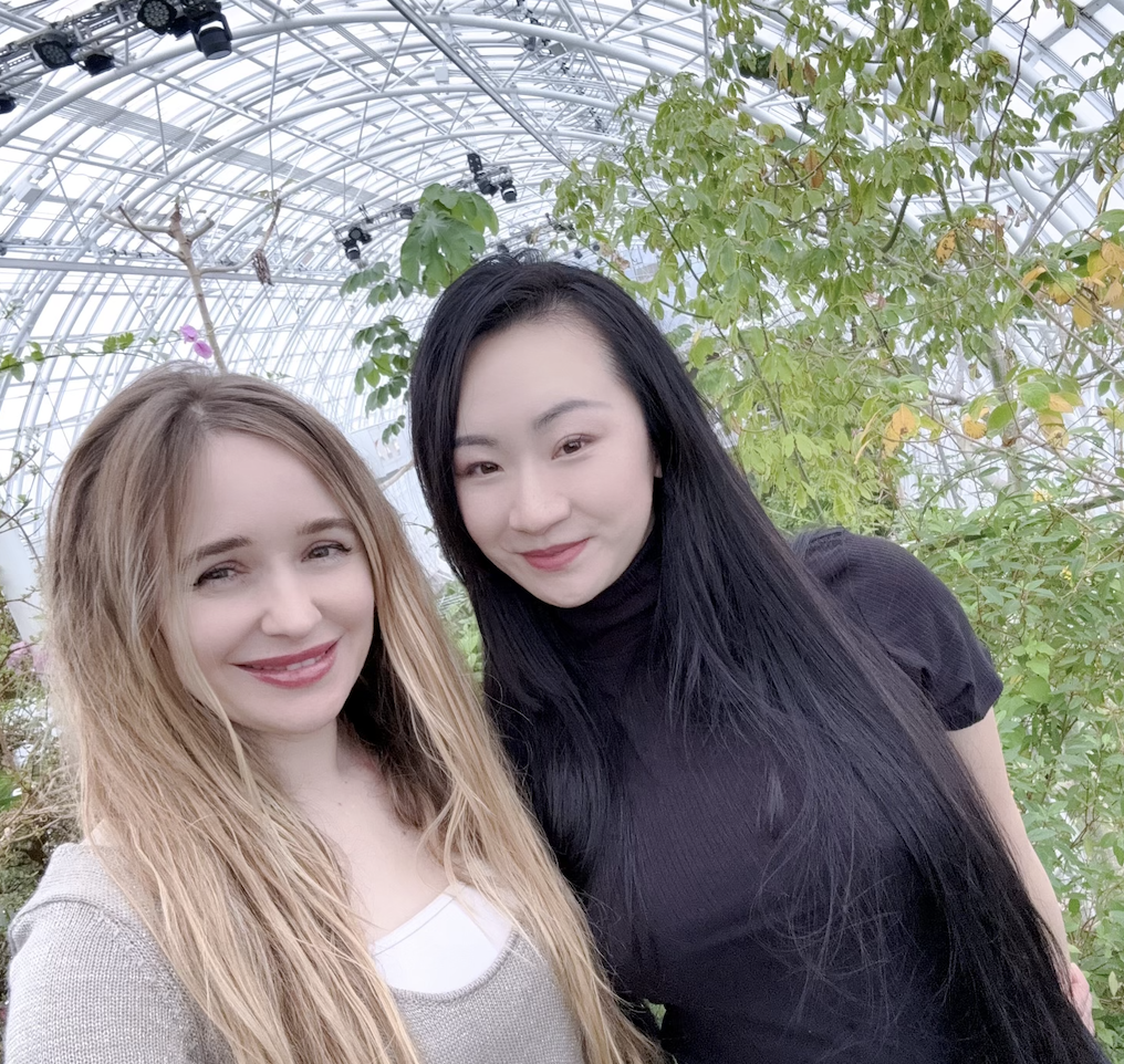 Botanical garden in winter